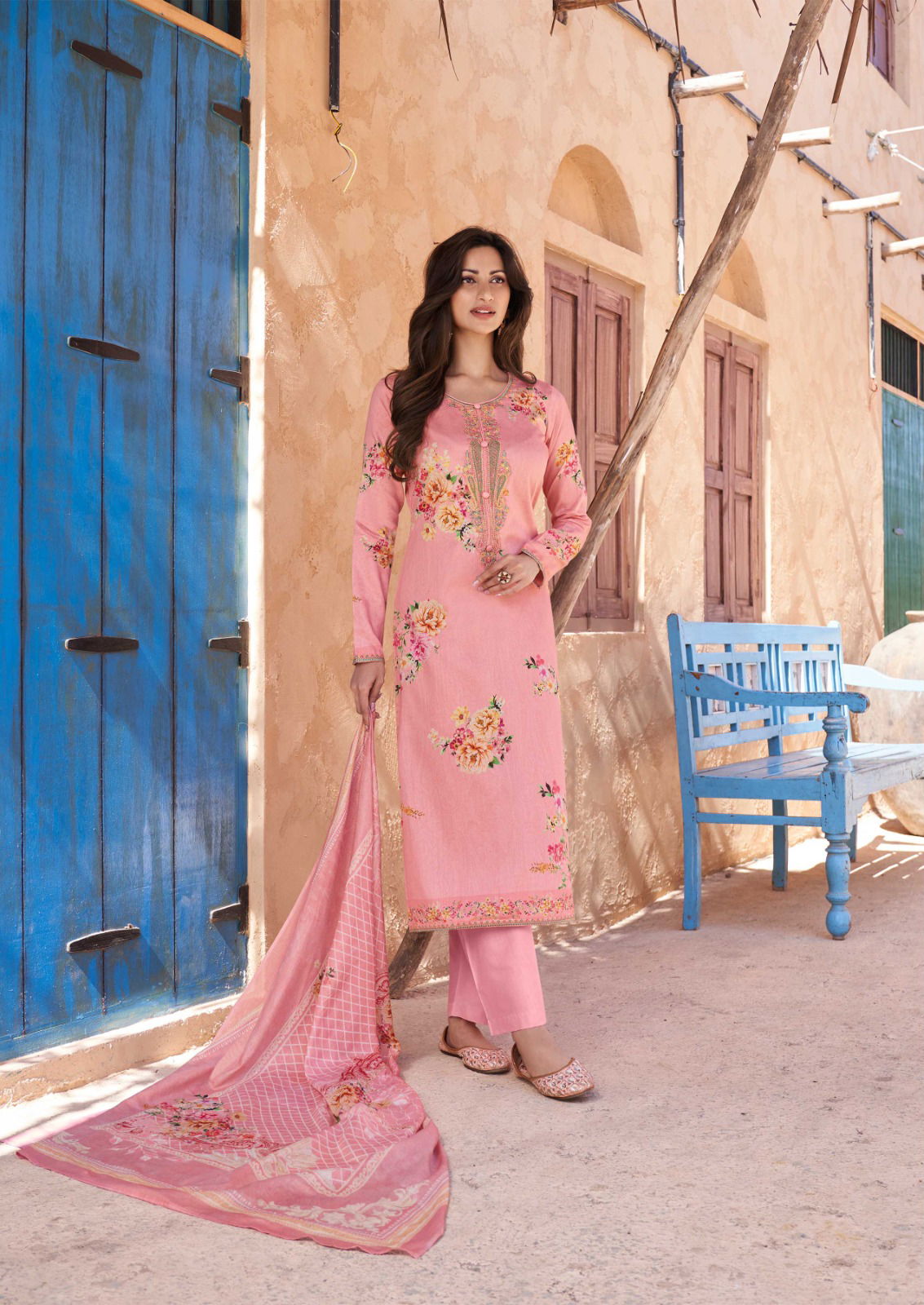 Aarke By The Hermitage Shop Viscose Lawn Digital Printed Dress Material Wholesale Shop In Surat